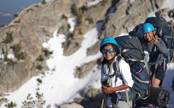 outdoor leadership program for teen girls in yosemite
